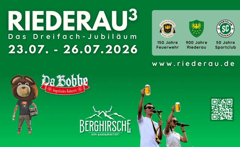 Riederau&sup3; - Das Dreifach-Jubil&auml;um Sportclub Riederau Billets