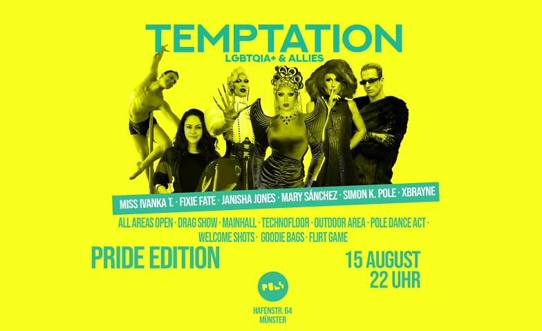 Temptation Pride Edition, 15.08., Miss Ivanka T, CSD Münster