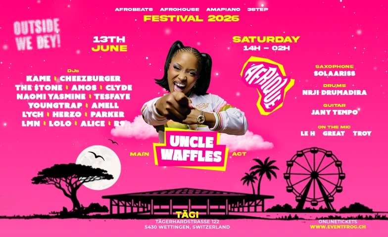 AFRIQUE Festival 2026 T&auml;gi Wettingen, T&auml;gerhardstrasse 122, 5430 Wettingen Tickets