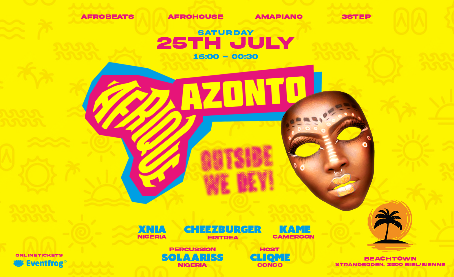 AFRIQUE x AZONTO DAYPARTY AT BEACHTOWN