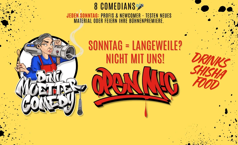 Dini Muetter Comedy - Open Mic Billets