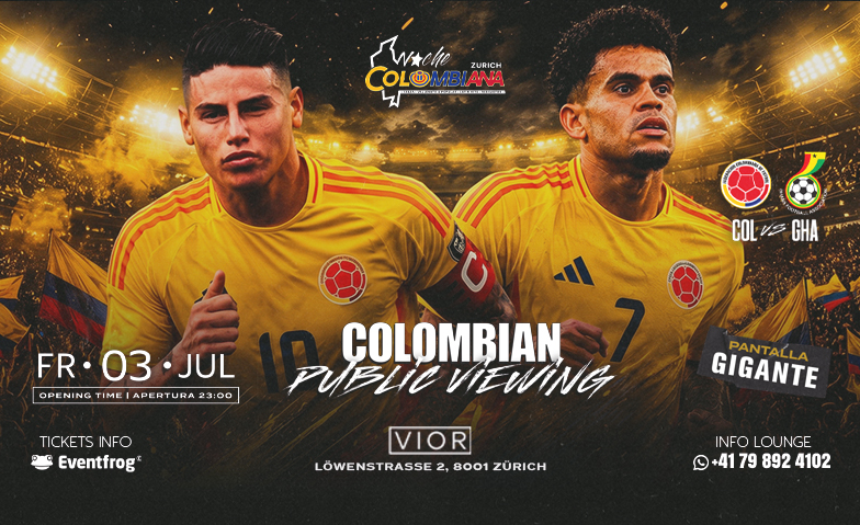COLOMBIAN PUBLIC VIEWING (By Noche Colombiana)
