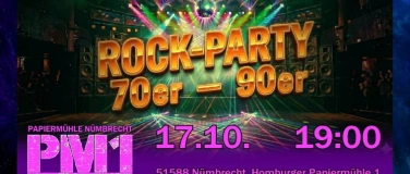 Event-Image for '70-90er Rockparty in der Homburger Papierm&uuml;hle, PM1!'