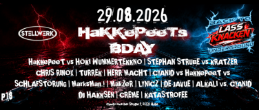 Event-Image for 'HaKKePeeTs B.Day  LASS KNACKEN - BACK 2 UNDERGROUND'