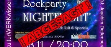 Event-Image for 'ABGESAGT! Rockparty NIGHTFLIGHT im kulturWerkwissen!'