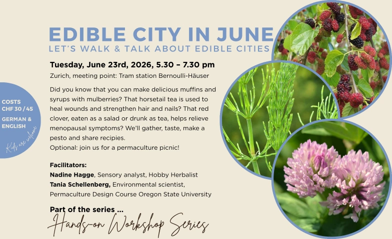 Edible City in June Hardturmbrache, Hardturmstrasse 269, 8005 Z&uuml;rich Tickets
