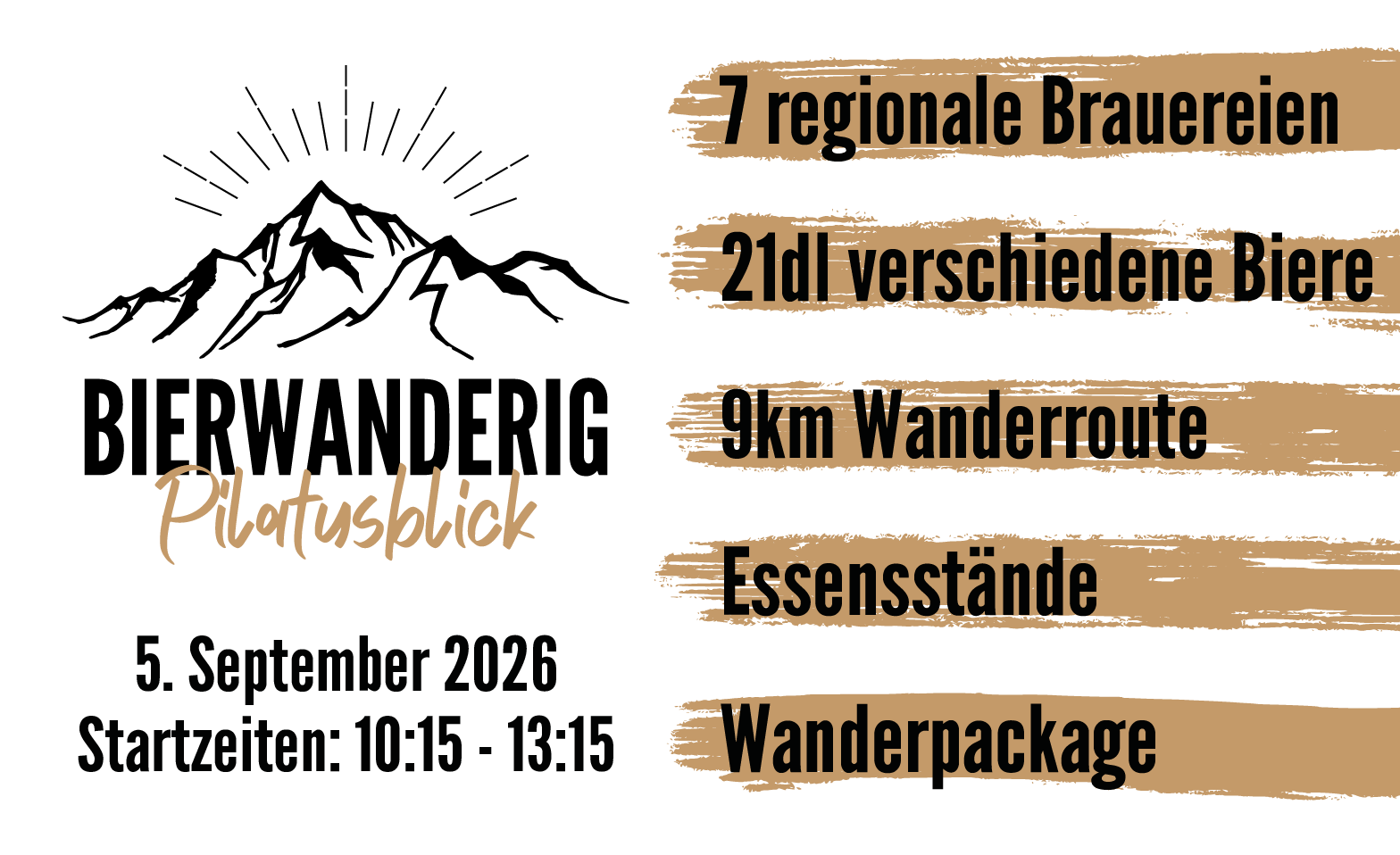 Bierwanderig Pilatusblick 2026