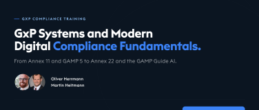 Event-Image for 'GxP Systems and Modern Digital Compliance Fundamentals'