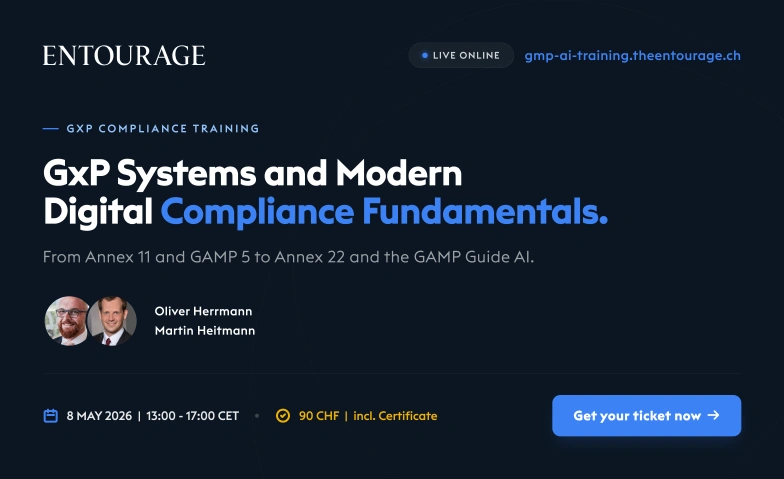 GxP Systems and Modern Digital Compliance Fundamentals Online Training Tickets