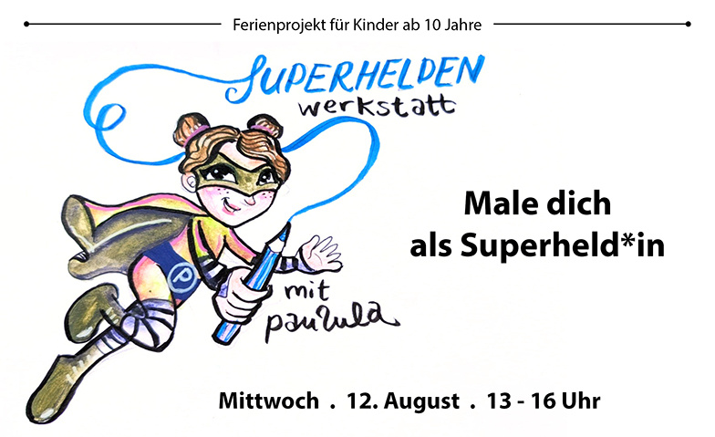 Superheldenwerkstatt - male dich als Superheld*in Billets