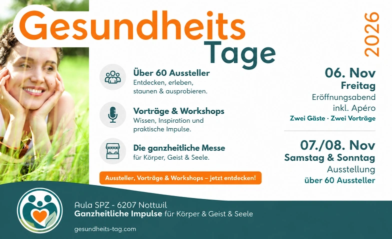 Event-Image for 'Gesundheits-Tage Nottwil 2026 &ndash; Tages- & Weekend-Tickets'