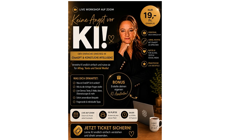 Event-Image for 'Keine Angst vor KI Der einfache Einstieg in ChatGPT'