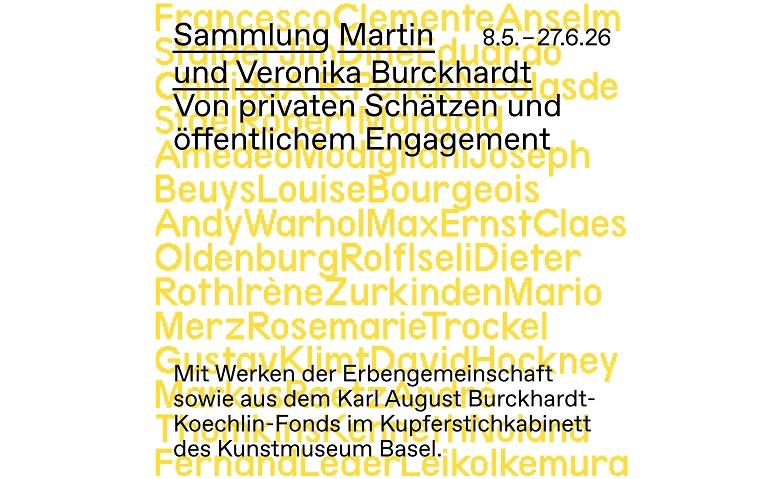 Event-Image for 'Sammlung Martin und Veronika Burckhardt'