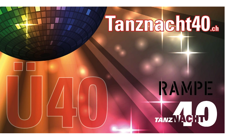 Event-Image for 'Tanznacht40 - Rampe &ndash; Restaurant Bar Caf&eacute;'