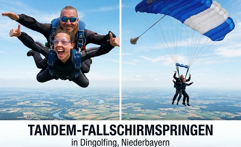 Fallschirmspringen in Dingolfing Niederbayern