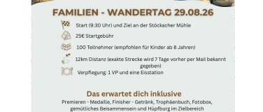 Event-Image for 'Familien-Wandertag 29.08.2026'