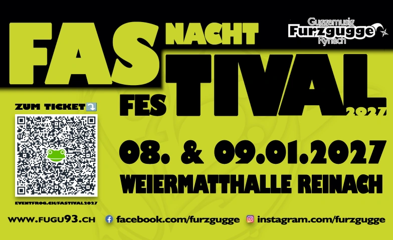 Fastival 2027 Weiermatthalle Reinach, Egertenstrasse 20, 4153 Reinach Tickets