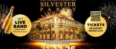 Event-Image for 'DIE GRO&szlig;E DRESDNER SILVESTER PARTY 2026/2027'