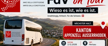 Event-Image for 'FdV on Tour &ndash; N&auml;chster Halt: Kanton Appenzell Ausserrhoden'