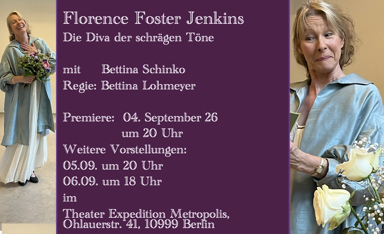 Florence Foster Jenkins - die Diva der schr&auml;gen T&ouml;ne Tickets