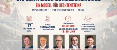Event-Image for 'Die Schweizer Schuldenbremse - Ein Modell f&uuml;r Liechtenstein?'