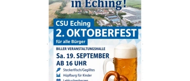 Event-Image for 'O&rsquo;zapft is &ndash; das 2. CSU Oktoberfest!'