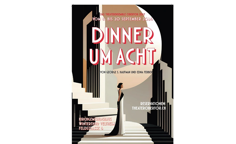 Theaterensemble Obertor spielt "Dinner um acht"
