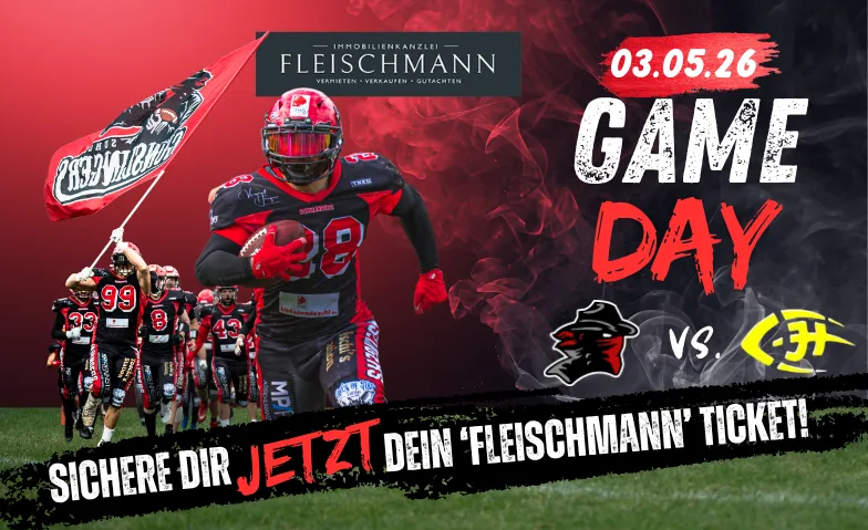 Event-Image for 'Immobilienkanzlei Fleischmann: Suhl Gunslingers Game Day'