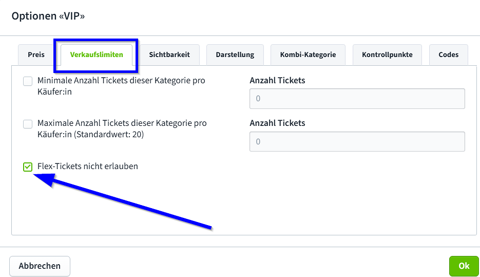 Flex tickets DE 4