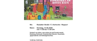 Event-Image for 'Flohmarkt am Roten Haus &ndash; Mit kleinem Unterhaltungsprogramm,'