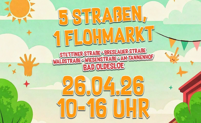 5 Straßen, 1 Flohmarkt in Bad Oldesloe