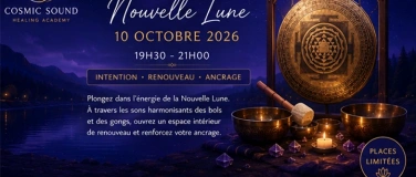 Event-Image for 'Bain Sonore Cosmique - Sp&eacute;cial Lune Nouvelle'