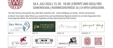 Event-Image for 'Jubil&auml;umsdegustation  75 Jahre Bund der Weinkenner'