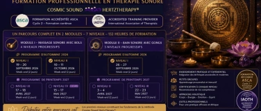 Event-Image for 'Formation en Th&eacute;rapie Sonore: Massage Sonore avec Bols Niv 1'
