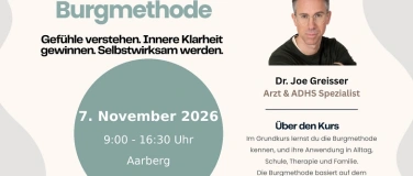 Event-Image for 'Grundkurs Burgmethode mit Dr. Joe Greisser vom 07.11.2026'