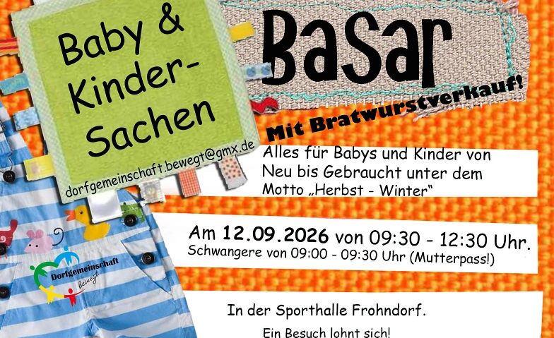 Baby- und Kindersachenbasar Herbst/Winter in Frohndorf