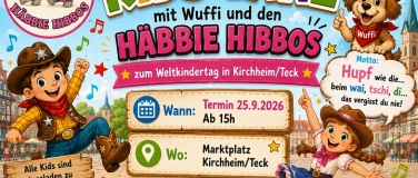 Event-Image for 'Kids-Hupf-Tanz mit Wuffi und den H&auml;bbie Hibbos'