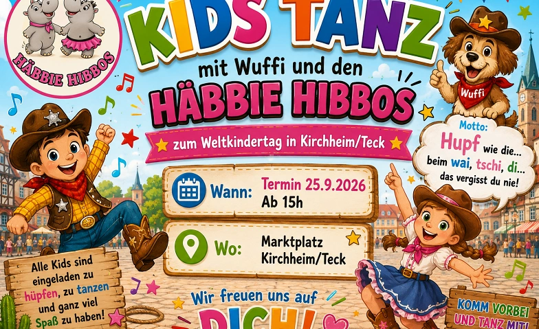 Kids-Hupf-Tanz mit Wuffi und den Häbbie Hibbos