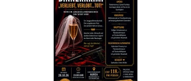 Event-Image for 'Krimi Dinner im AUREA - mit Ap&eacute;ro und 3-Gang Men&uuml;'