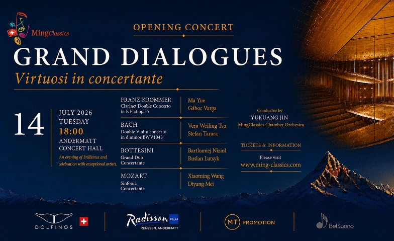 MingClassics Opening Concert &ndash; Grand Dialogues Tickets
