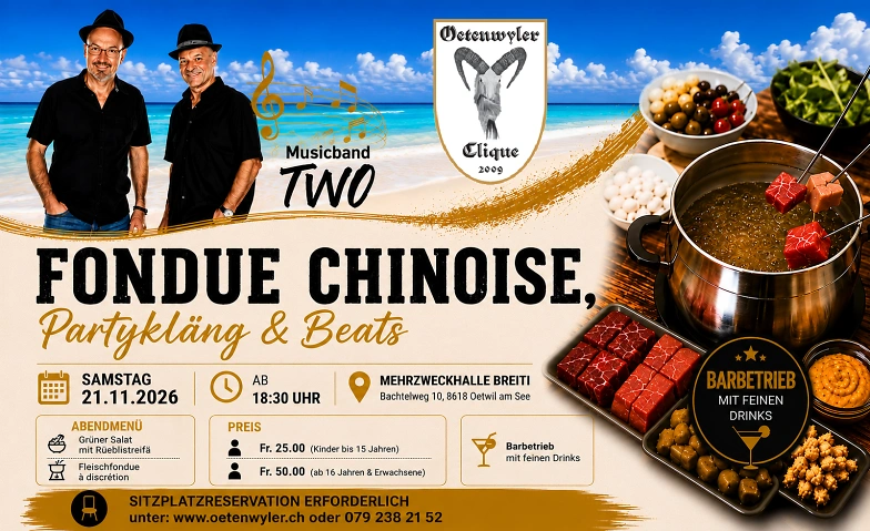 Fondue Chinoise, Partykläng & Beats
