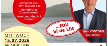 Event-Image for 'Sommerplausch der EDU Pf&auml;ffikon mit Nationalrat E. Vontobel'