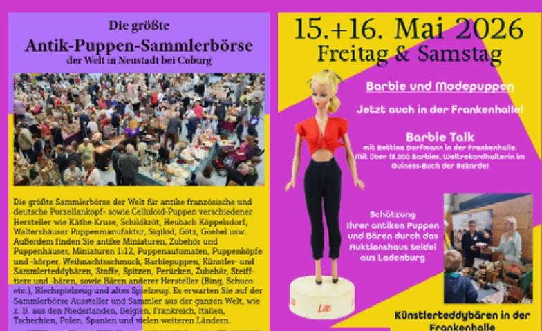 INTERNATIONALE ANTIK-PUPPEN-SAMMLERBÖRSE / BÄRENBÖRSE