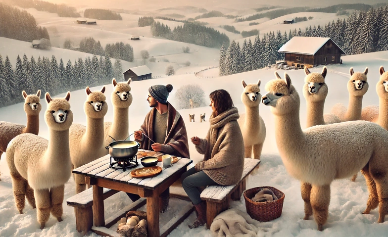 Event-Image for 'Fondue inmitten Alpakas'