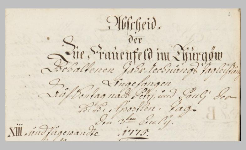 Event-Image for 'Frauenfeld als Hauptstadt der Eidgenossenschaft'