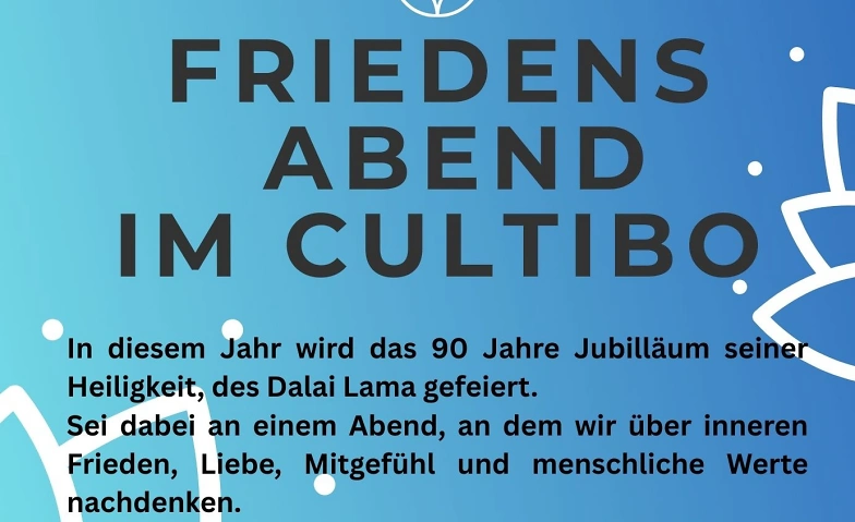 Event-Image for 'Friedensabend im CULTIBO'