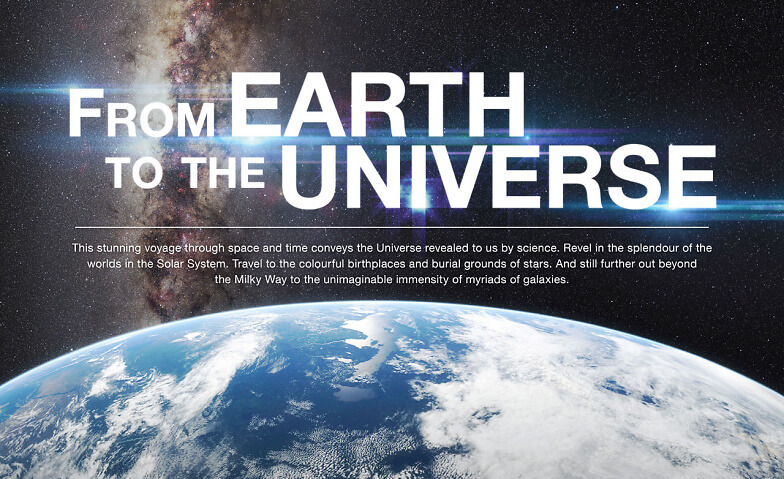 Planetariumsfilm: Von der Erde ins Universum