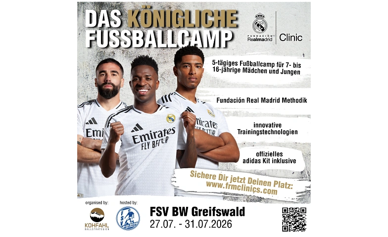 Fundación Real Madrid Fußballcamp in Greifswald