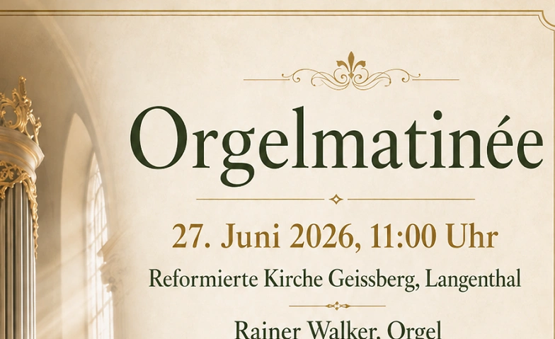 Orgelkonzert Rainer WAlker