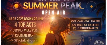 Event-Image for 'SUMMER PEAK - OPEN AIR  HOUSE-ELEKTRO-EDM'